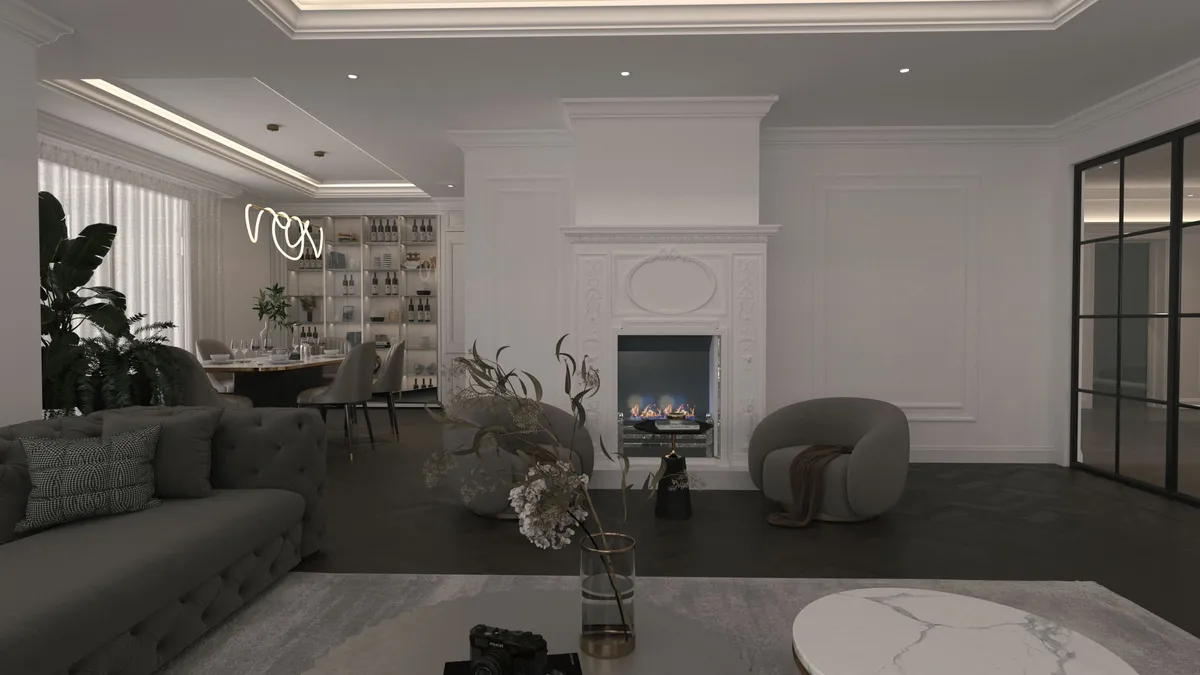Living Room - Kitchen — 3