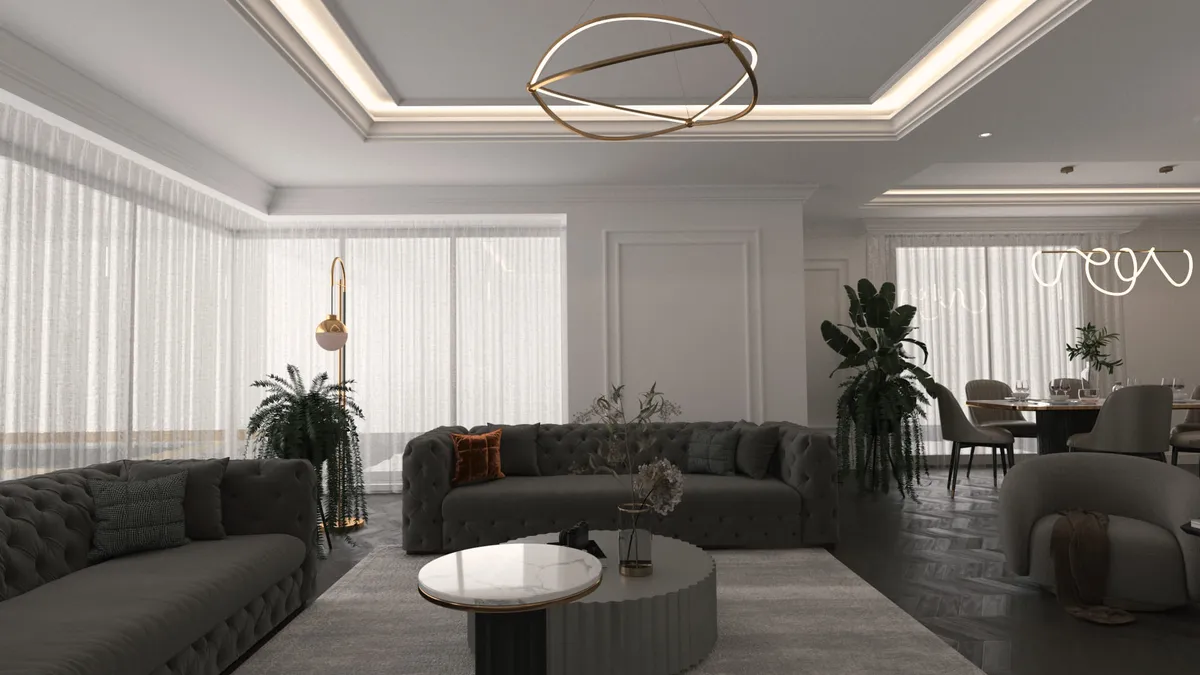 Living Room - Kitchen — 6